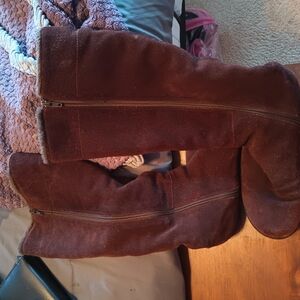 Brown Suede Women's Jacket